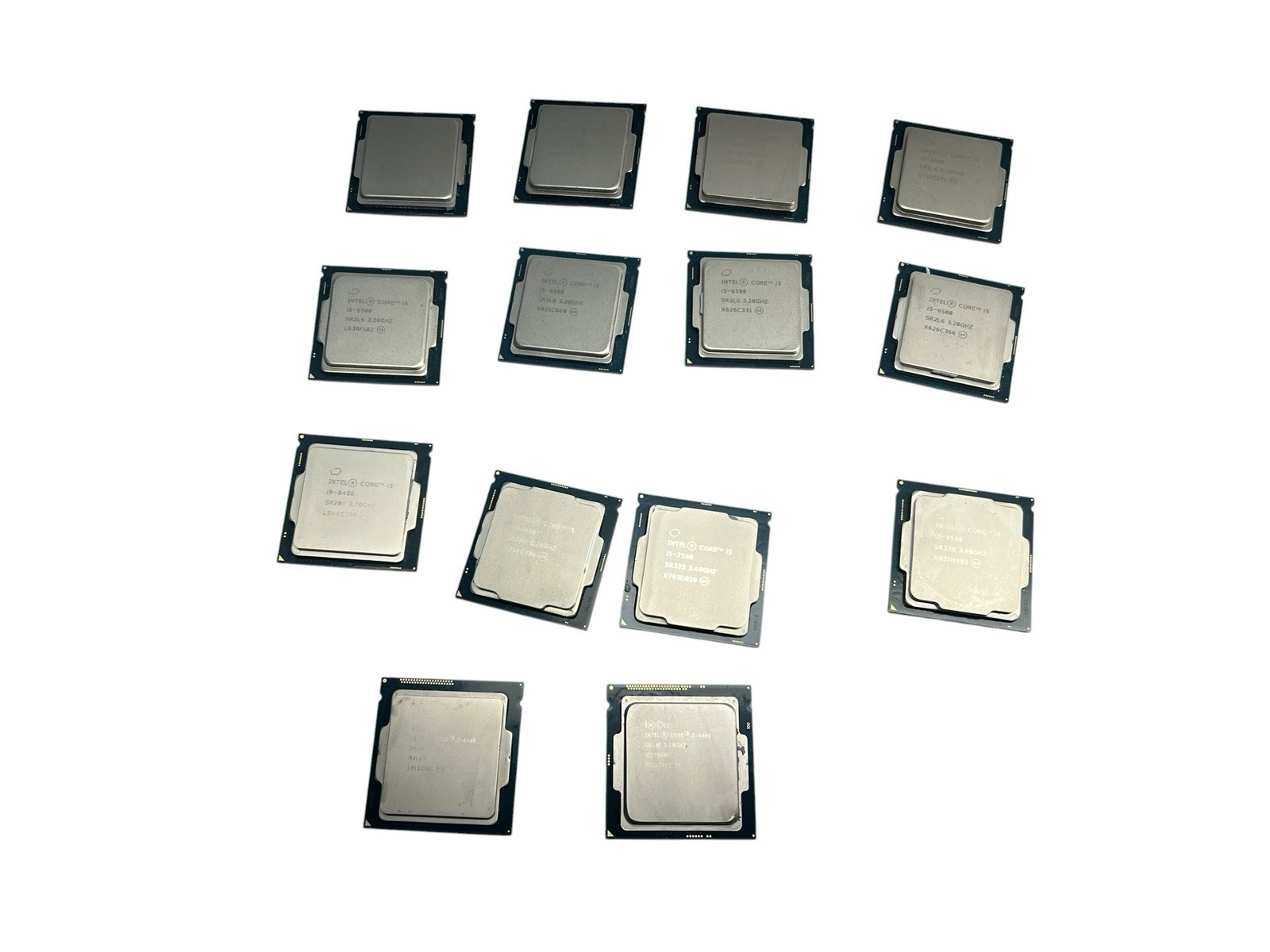 Mixed Lot Of (14) I-5 CPUs 4440 6400 7500 8500 9500T