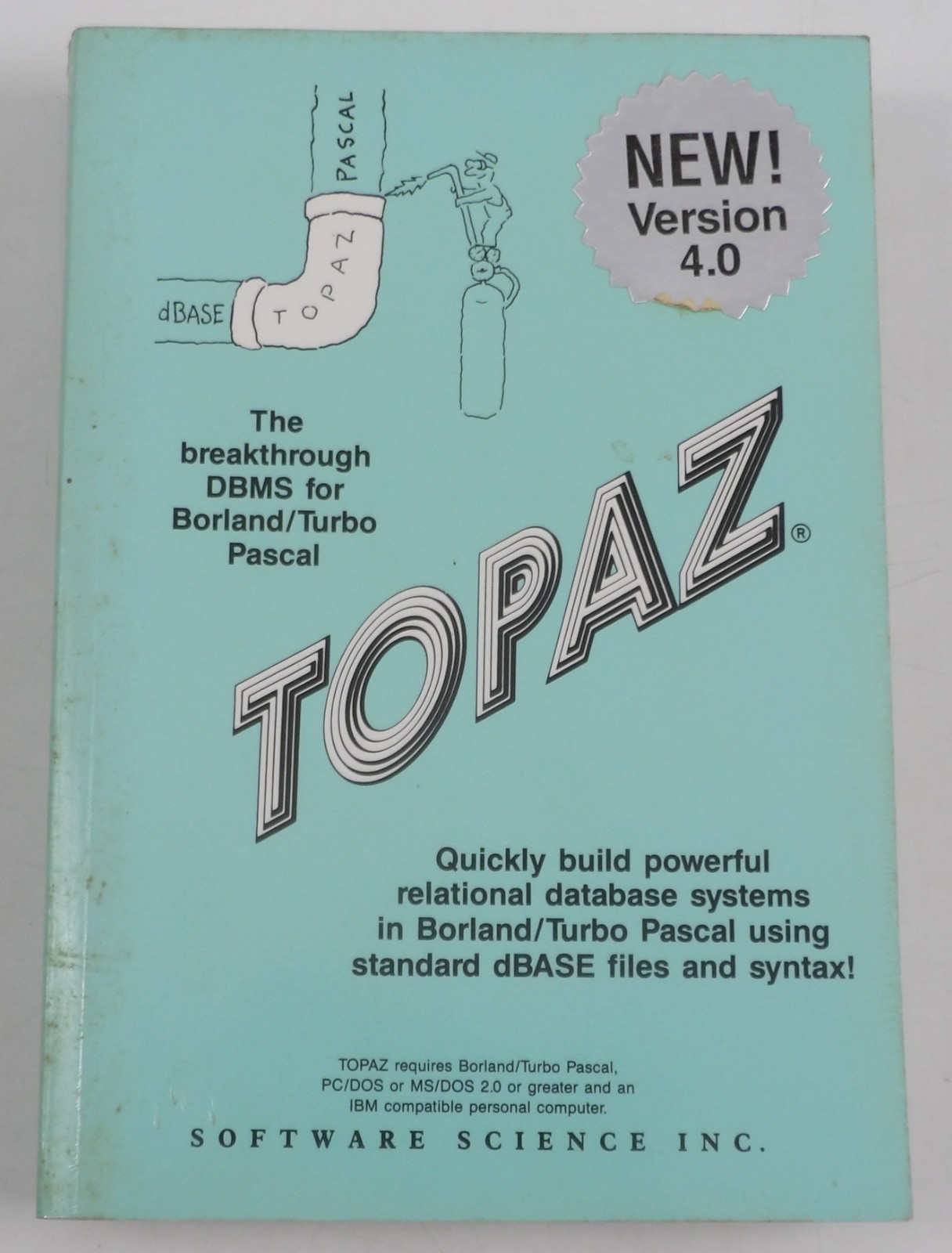 Topaz Version 4.0 for Borland/Turbo Pascal User's Guide - 1993