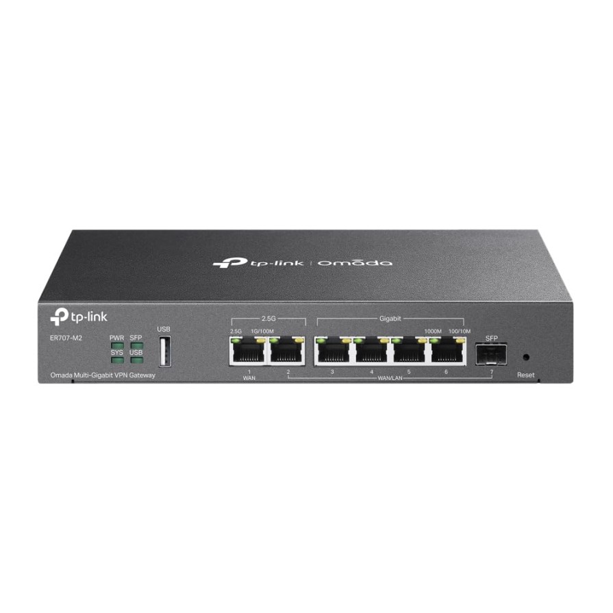 TP-Link ER707-M2 | Omada Multi-Gigabit VPN Router | Dual 2.5Gig WAN Ports | High