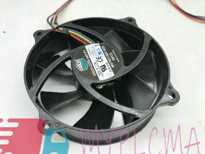 Cooler Master A9225-22RB-4AP-P1 12V 0.17A 9025  4-wire 9cm round cooling fan #
