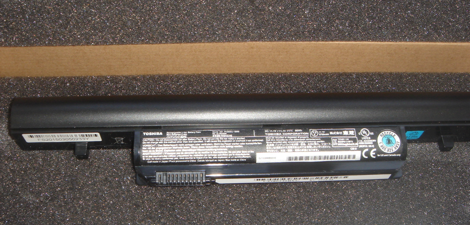 Original Toshiba PA3904U-1BRS Battery Satellite Pro R850 Tecra R850 New