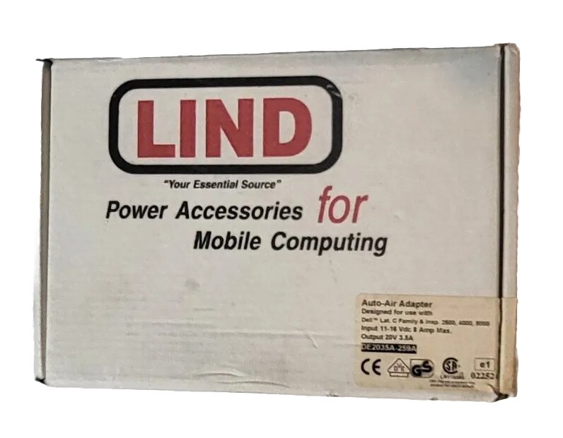 Lind Electronics Automobile Portable Air Adapter DE2035A-259A