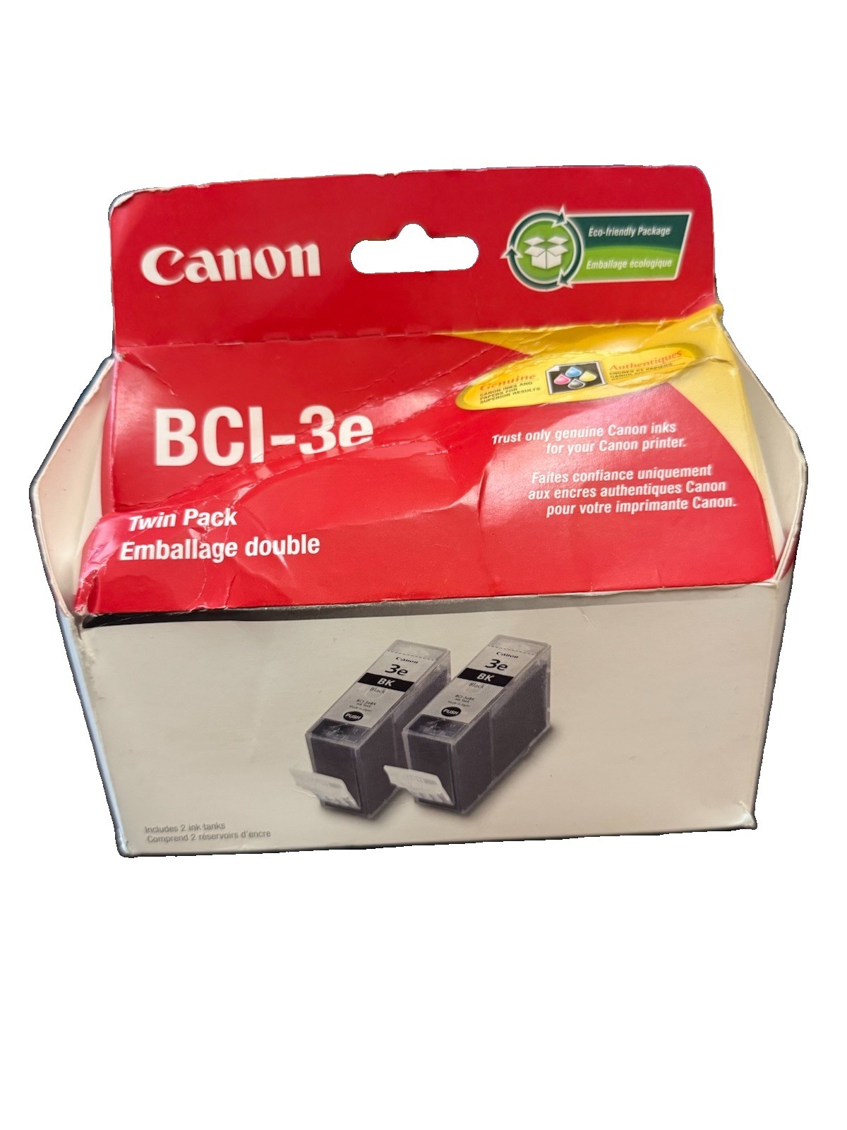 Canon BCI-3e/4479A274 Black Value 2 Pack Ink Cartridge - New in Box