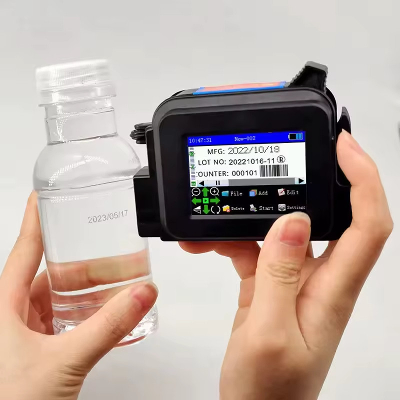12.7mm Mini Handheld Inkjet Printer High Resolution Date Code