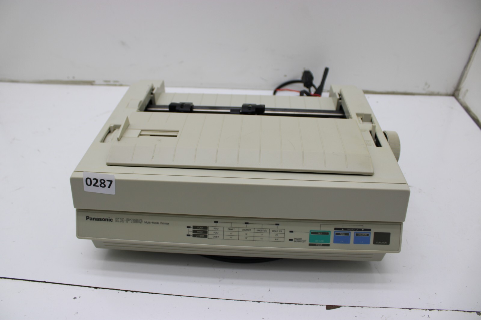 Panasonic KX-P1180 Impact Dot Matrix Printer - Untested As-is