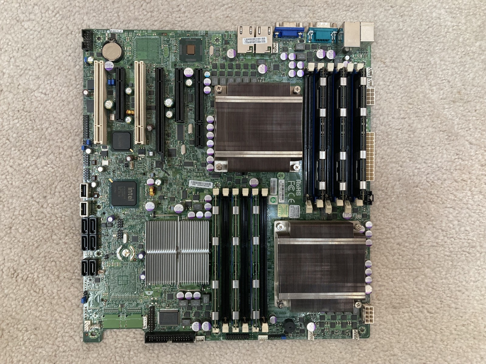 Supermicro X8DTI-F Motherboard w 2 X5680 Xeons (12C @ 3.60Ghz) 48GB (6x8GB) RAM