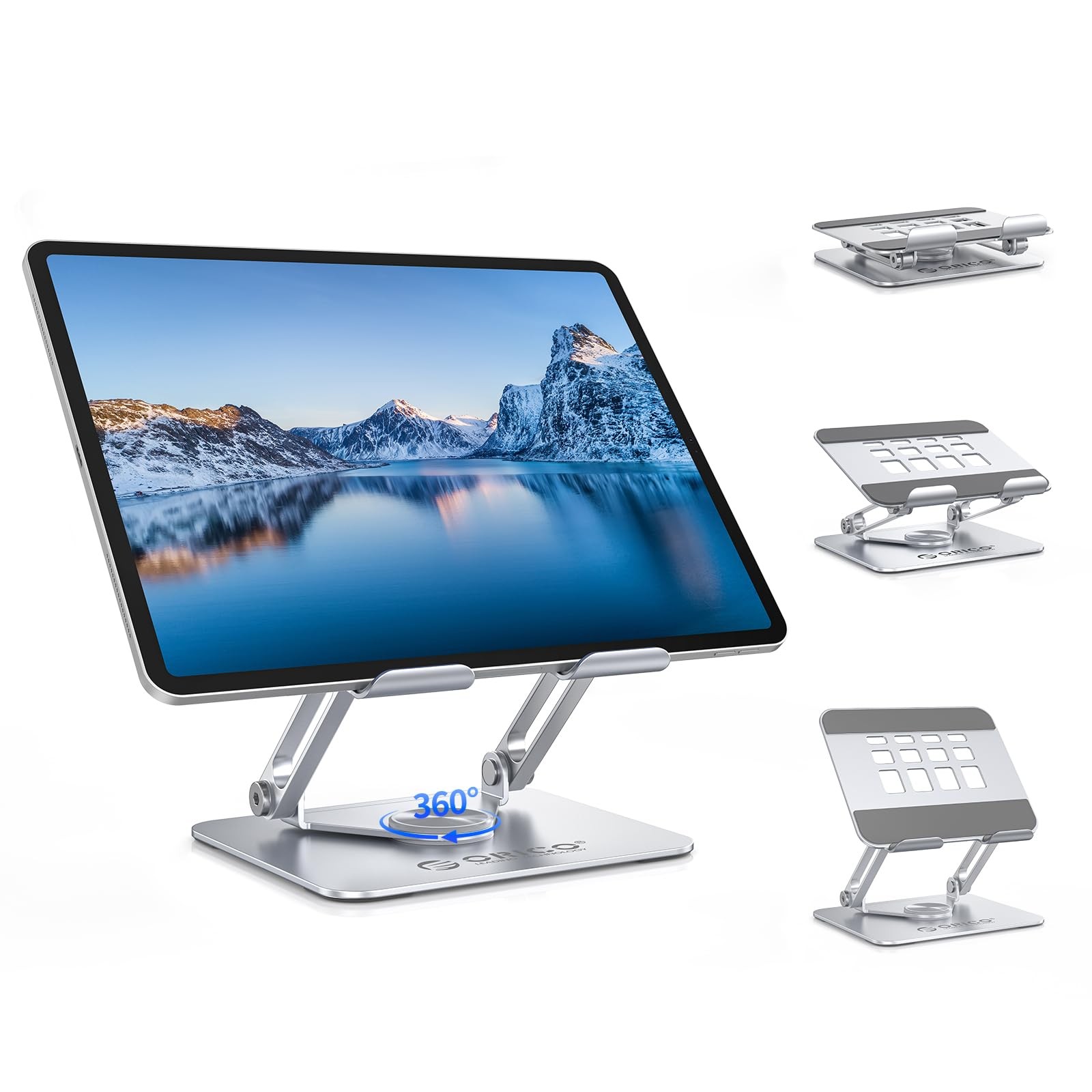 ORICO Aluminum 360 Rotating Foldable Tablet Stand FB2 Silver Japan Import