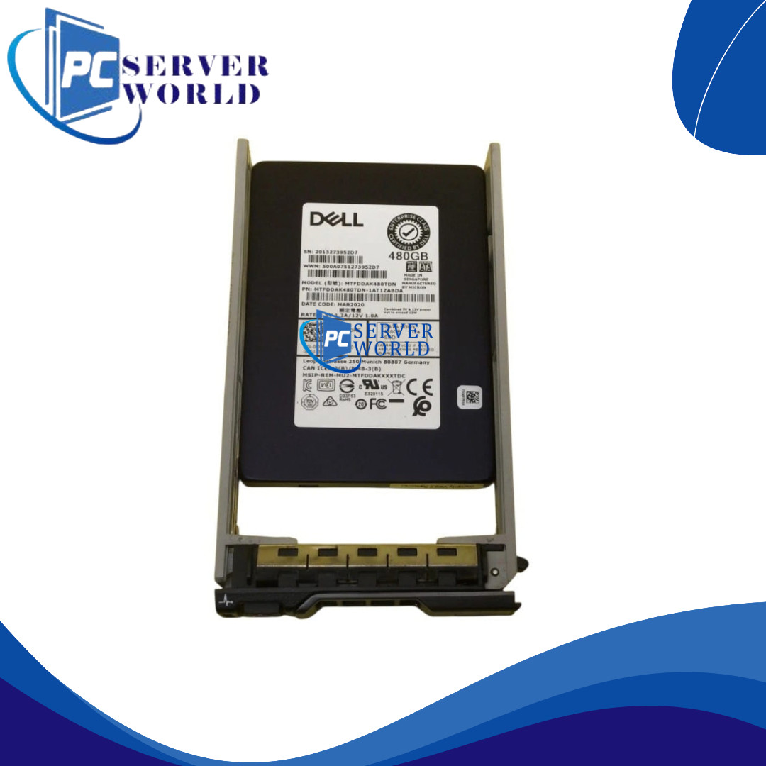 D35F3 DELL 480GB 6GBPS 2.5" MU SATA SOLID STATE DRIVE 0D35F3 MTFDDAK480TDN