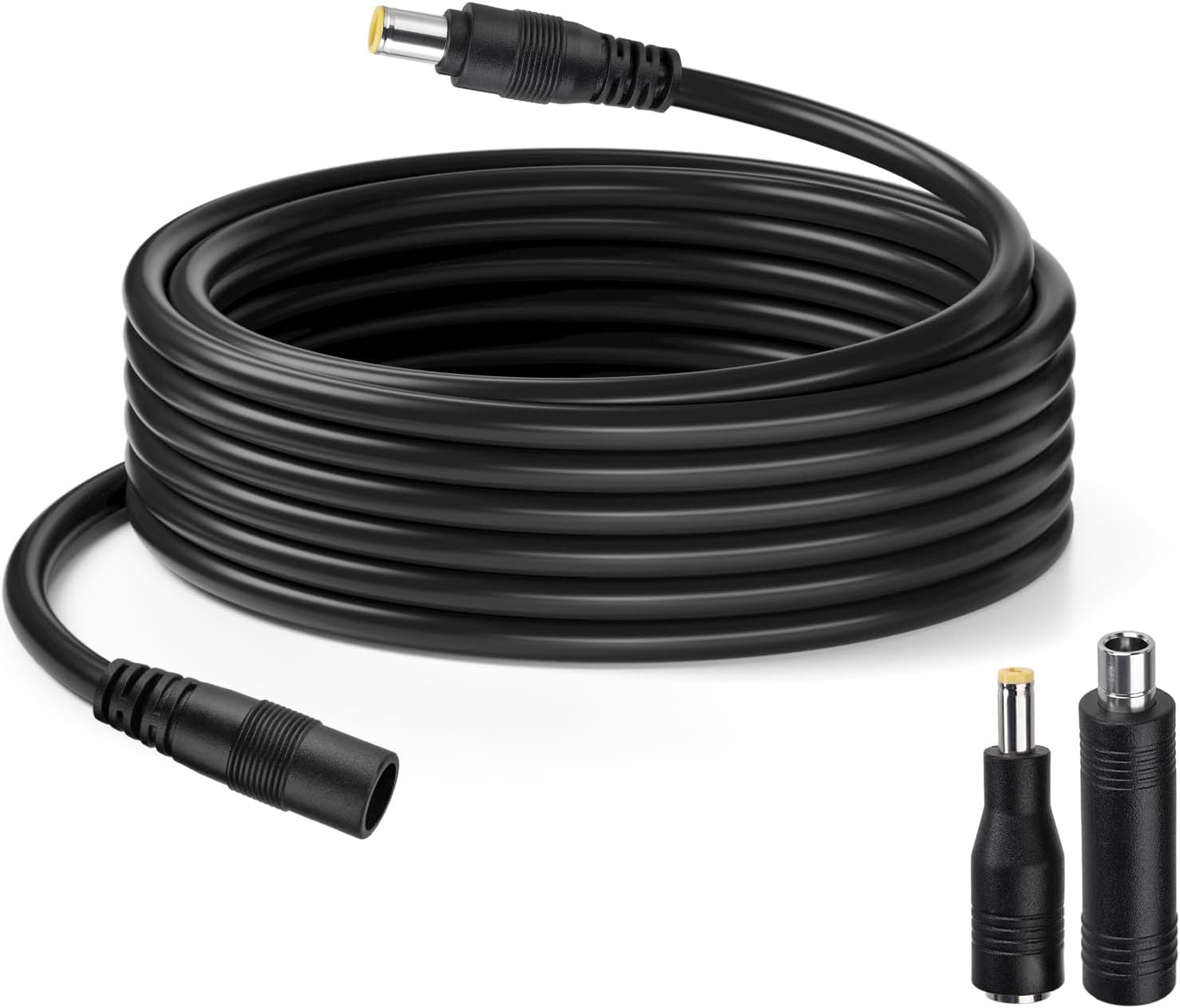 DC Power Extension Cable, 14AWG 30FT 8Mm Male to Female Extension Cord