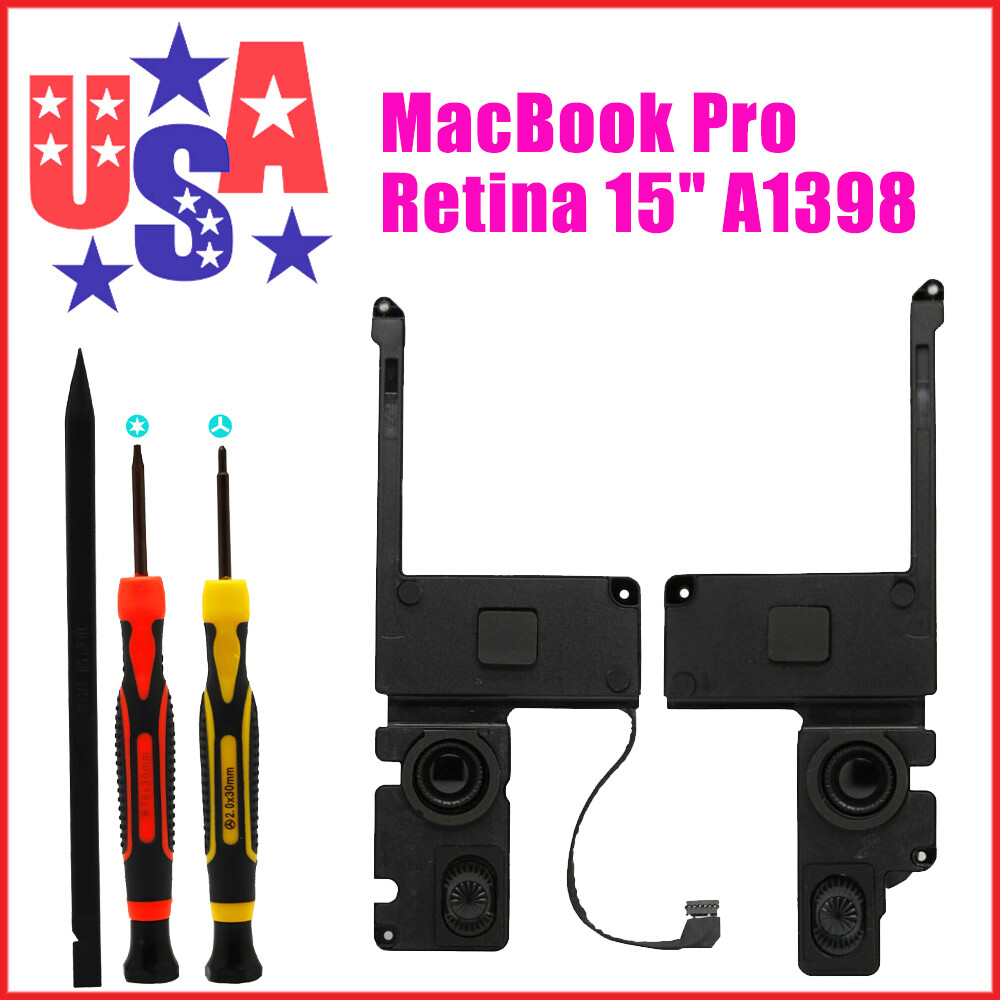 Left+Right Loud Speaker For MacBook Pro Retina 15" A1398 2012 2013 2014 2015