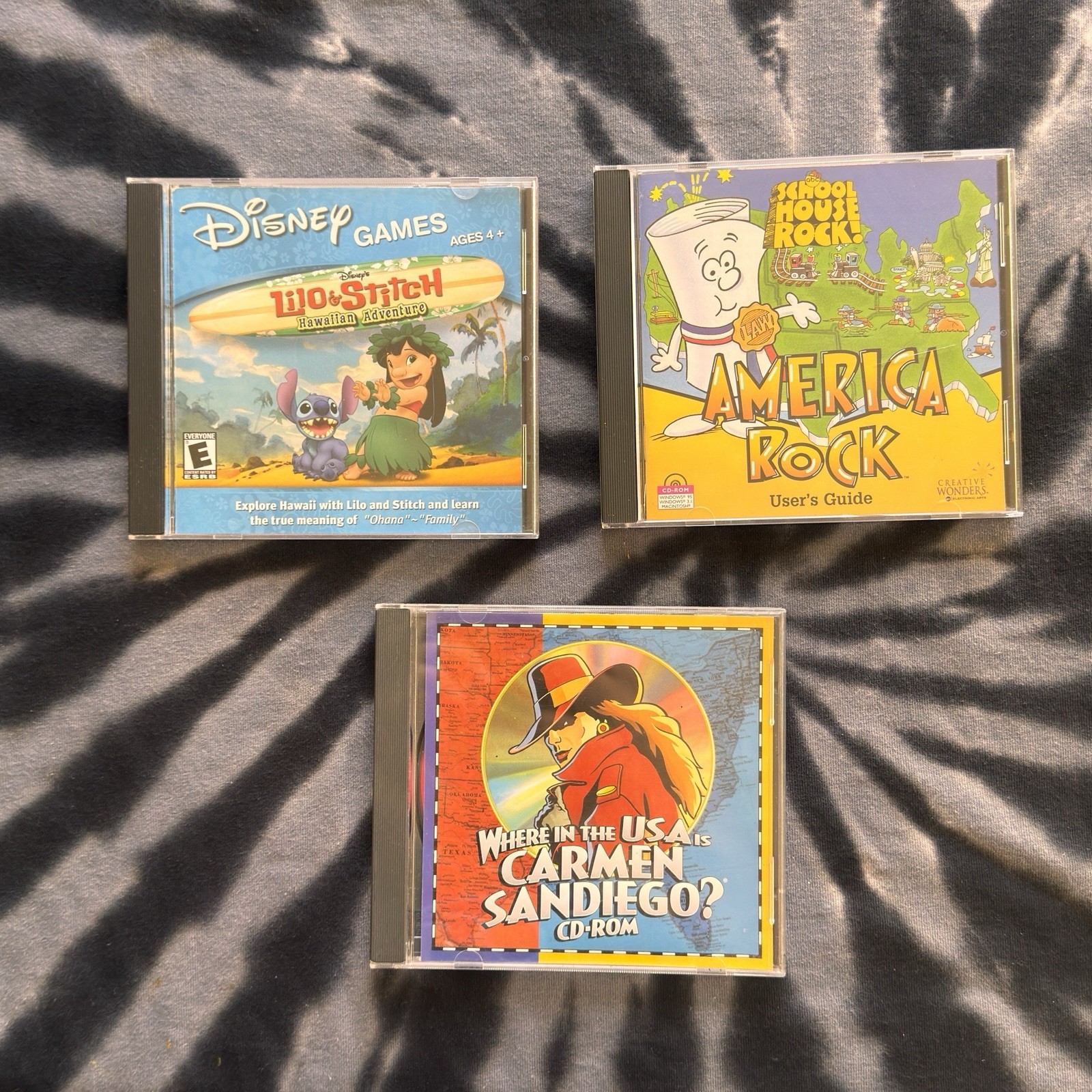 3 CD-ROM windows 95 games vintage 