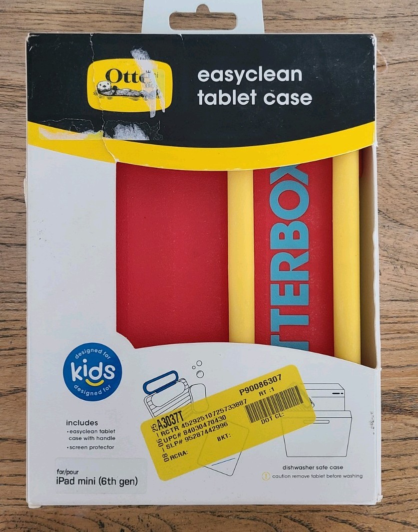 OtterBox EasyClean kids Tablet Case 4 Apple iPad Mini 6th gen screen protector 
