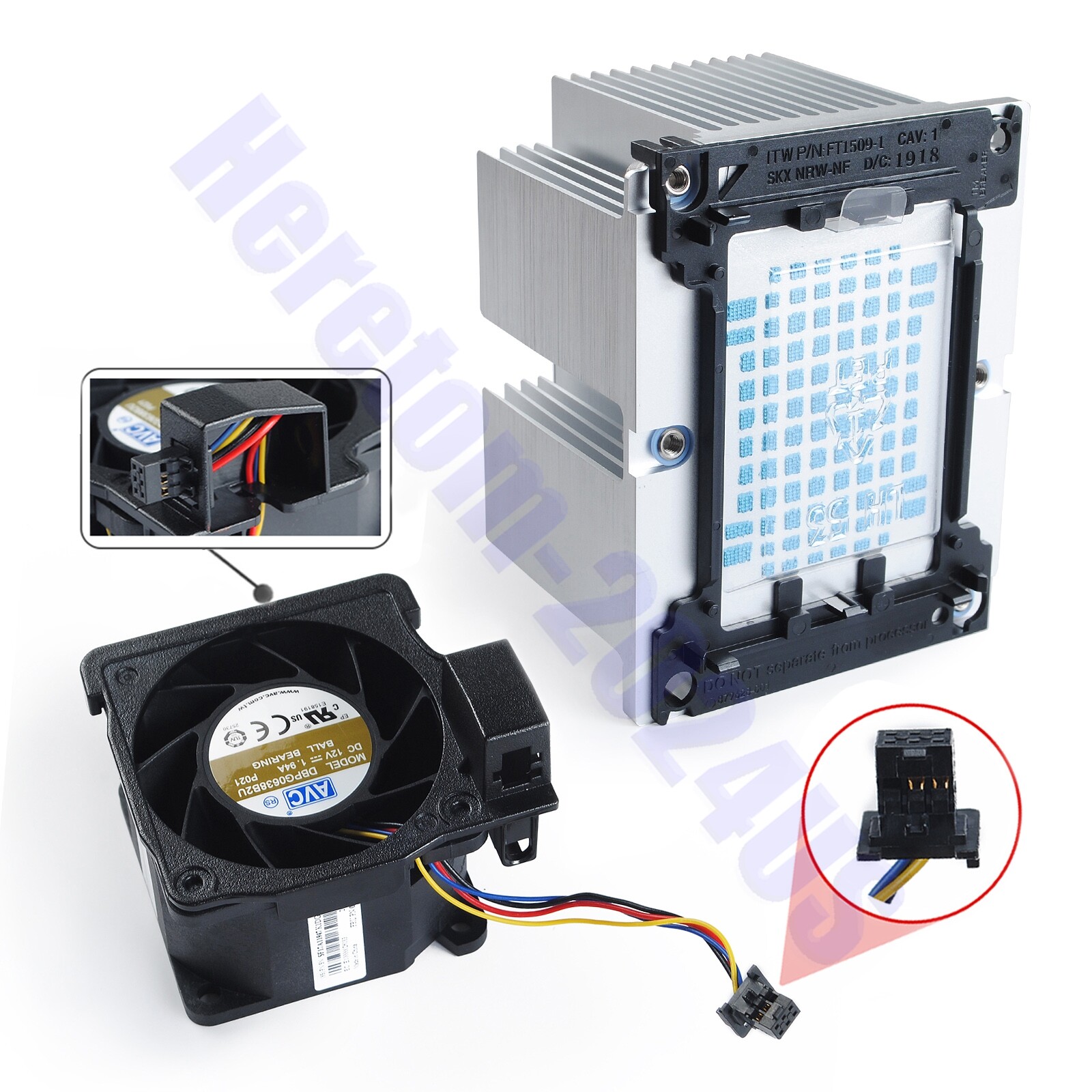 01KP655 Heatsink 01KP642 CPU Cooler Fan for Lenovo Thinksystem SR588 SR658 SR550