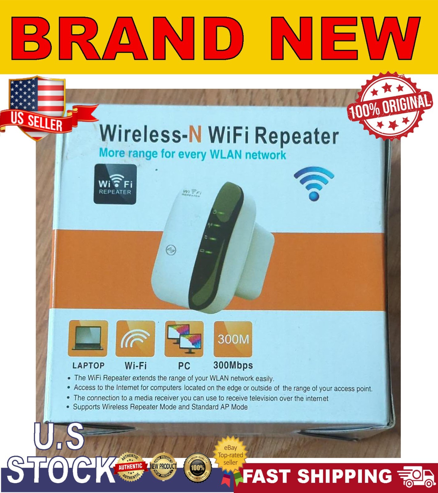Wireless-N Wifi Repeater Super Boost WLAN Network NEW
