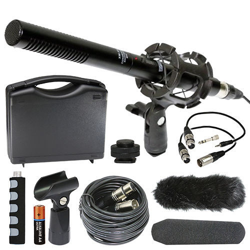 Sony PXW-Z150 4K XDCAM Camcorder External Microphone Vidpro XM-55 13-Piece Kit