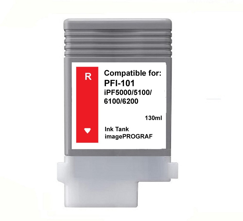 PFI-101 R Red Ink Tank  for Canon iPF 5000 6000s 5100 6100 6200 PFI-101R