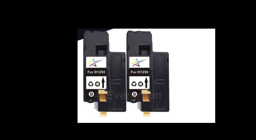 4PK black Toner Compatible for Dell 1250 C1760NW C1765NF C1765NFW 1350CNW 1355CN