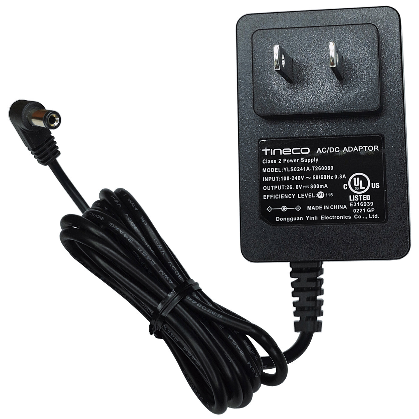 Genuine Tineco AC Adapter For VA090100US LITEVAK Cordless Stick Vacuum Charger