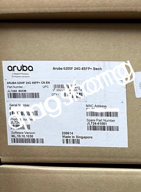 1PCS HPE Aruba CX 6200F 24G 4SFP+ JL724A new via FedEx or DHL