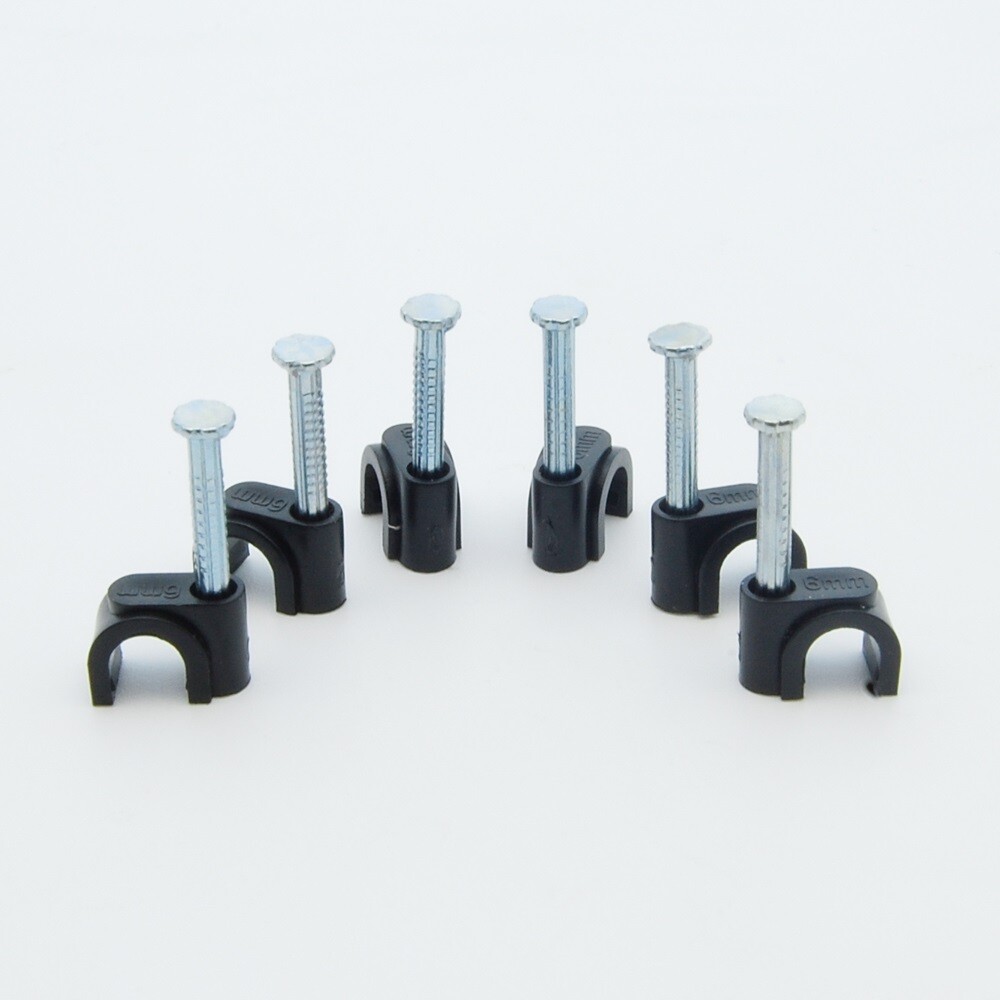 Nail-in Clip for RG59 Black 100pack