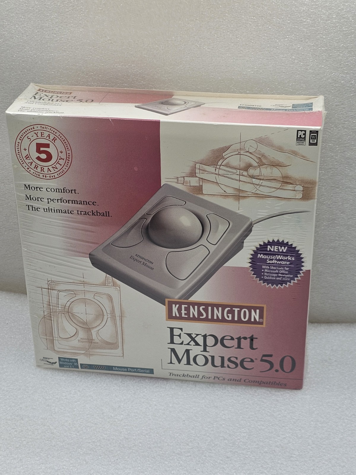 VTG Kensington Expert Mouse Trackball 64215 Ver 5.0 