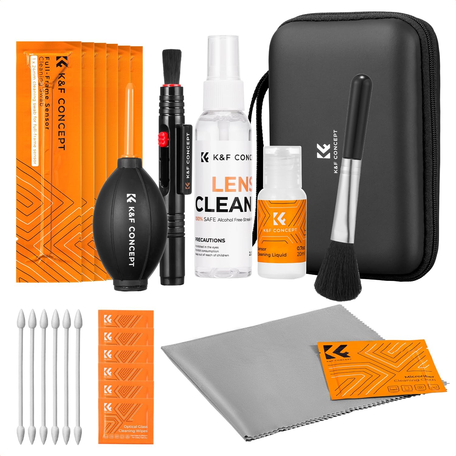 25-1 Professional Camera Cleaning Kit for DSLR Cameras with Full Frame Sensor...
