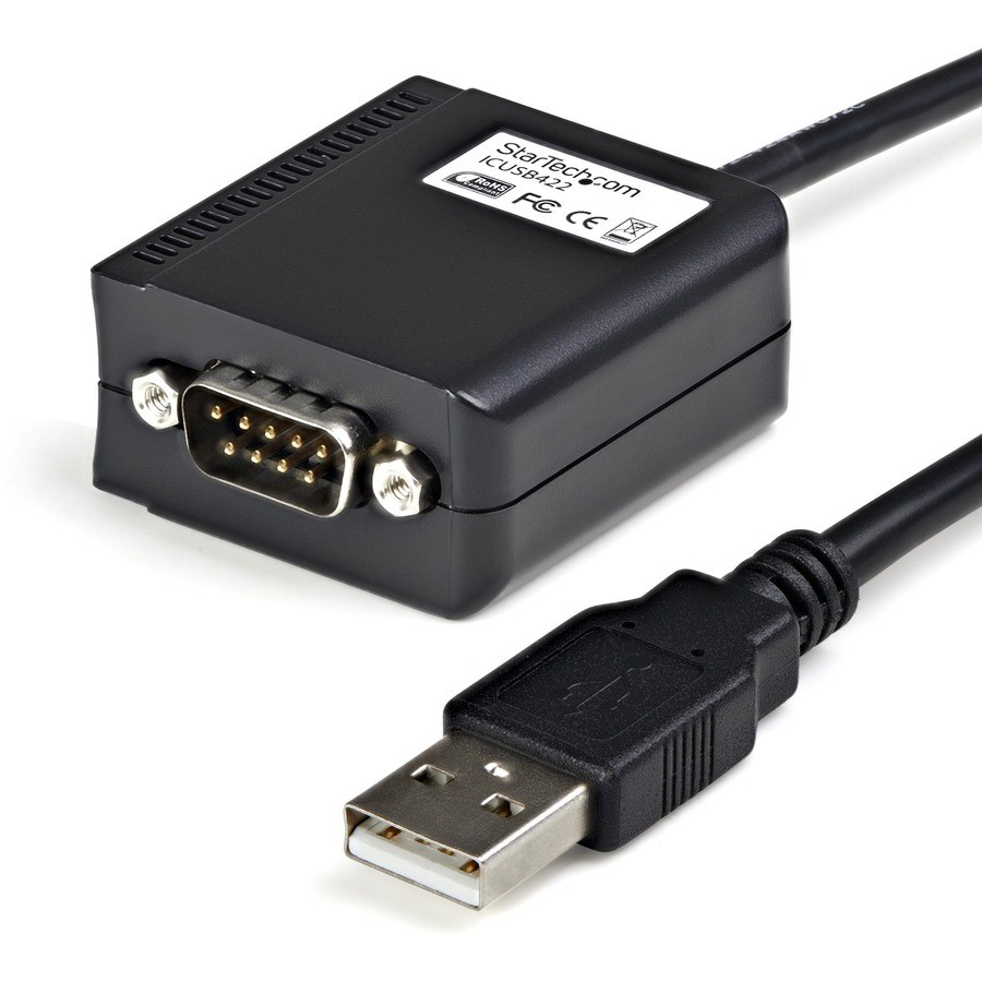 StarTech 6ft (1.8m) 1-Port Professional RS422/485 USB Serial Cable Adapter with