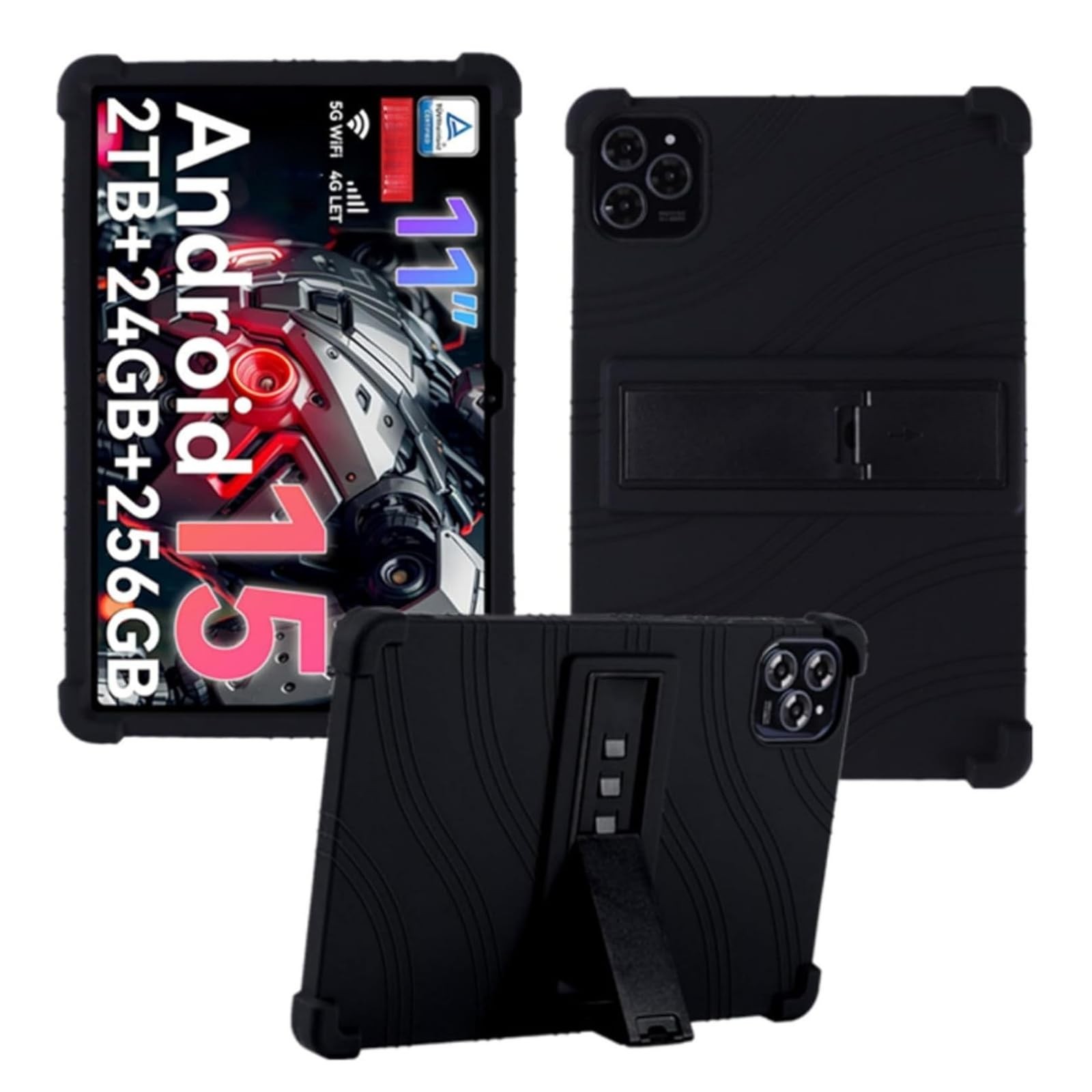 HminSen Case for TABWEE T50/T90/W90 Tablet 11 Inch, Kids Friendly Soft Silico...