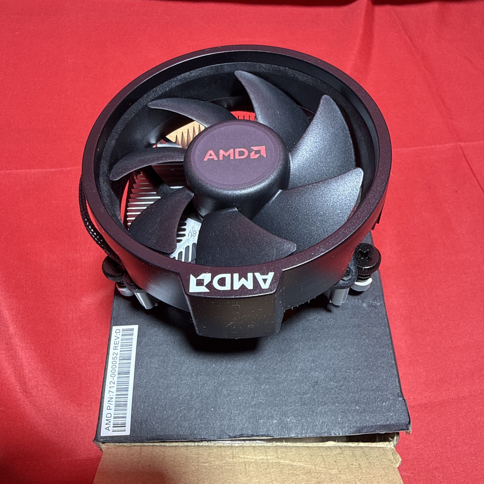 AMD Wraith Stealth Socket AM4 4-Pin Connector CPU Cooler with Aluminum Heatsink