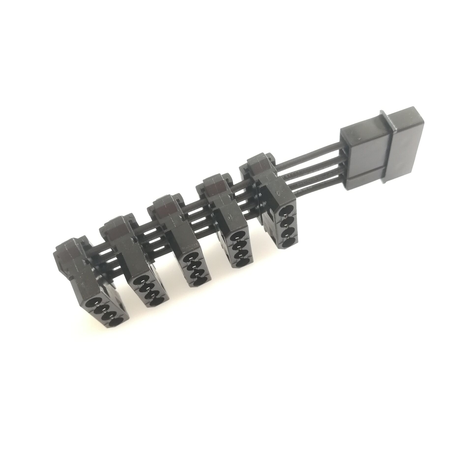 PC Desktop Computer D 4P IDE Molex 1 to 5 Splitter 18AWG ATX Power Supply Cable
