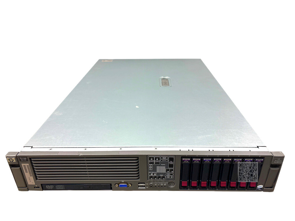 AG771B I CTO HP ProLiant DL380 G5 Server DUAL PSU 3.16GHz+ 16GB RAM DVD 1.17TB