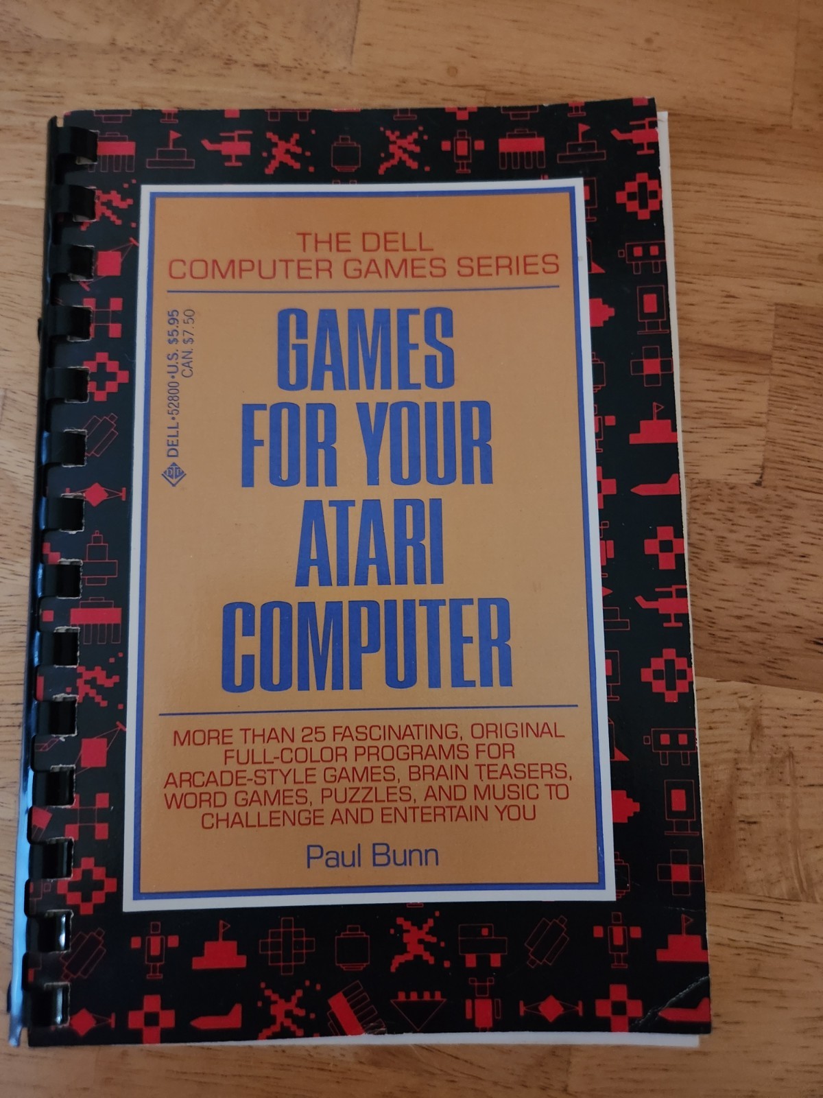 Spiral Bound Games For Your Atari Computer Handbook