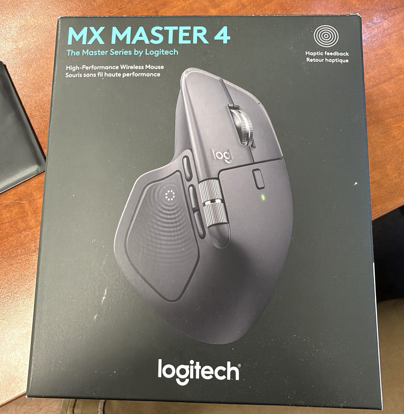 Logitech  MX Master 4 High-Performance Wireless Mouse Black CIB Complete Office