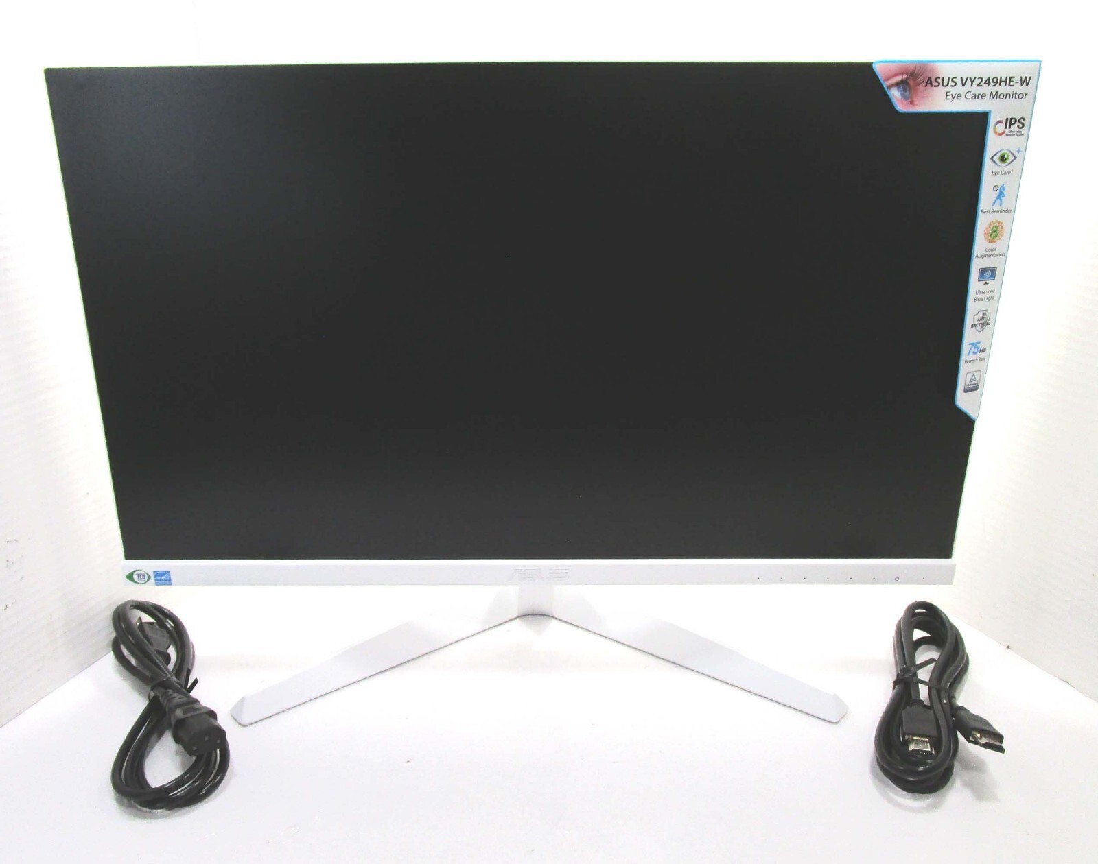 ASUS VY249HE-W 23.8" Full HD IPS Eye Care Monitor 75Hz 1ms with AMD FreeSync (R)