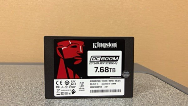 Kingston DC600M 7.68TB 2.5" SATA Enterprise SSD SEDC600M/7680G 99% Life PLP