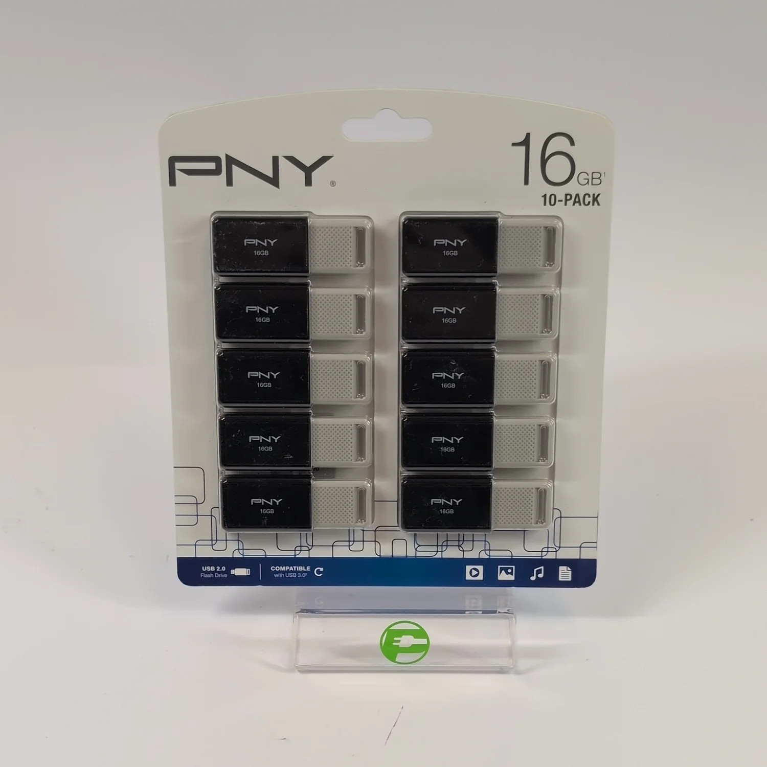 New PNY 16GB USB-A Flash Drive 10 Pack