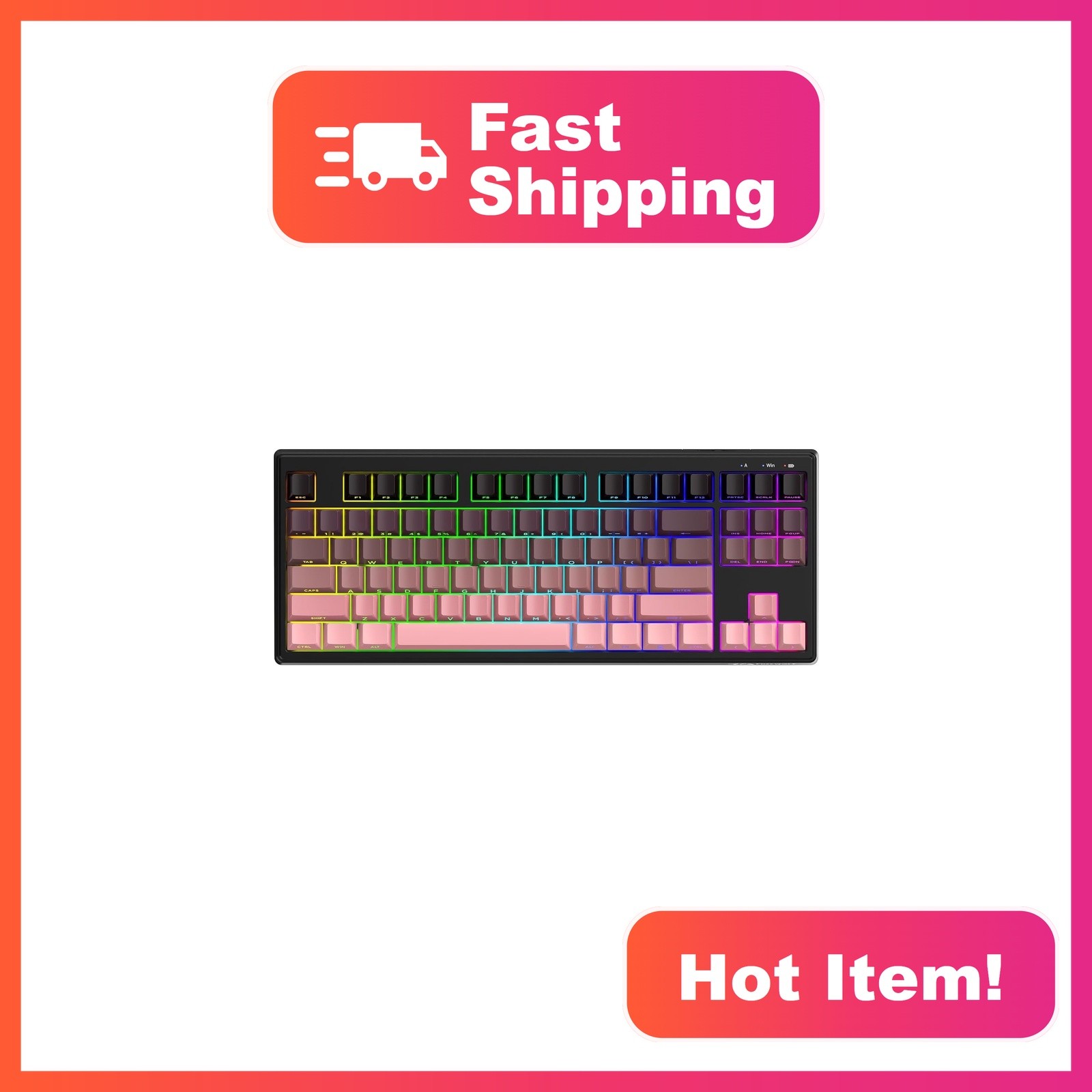 Ziyu Lang M87V2 Wireless Gaming Keyboard Blackberry