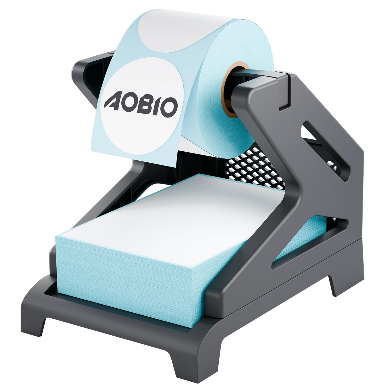 Label Holder for Rolls and Fan-Fold Labels (Black)