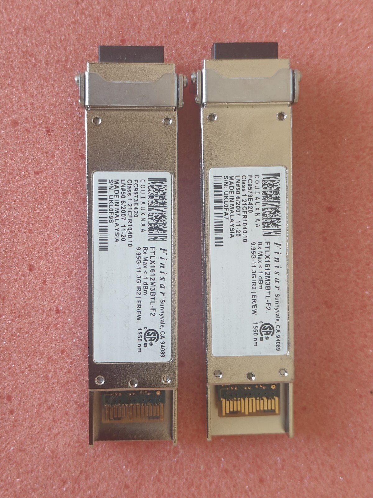 FC9573E420 FUJITSU AMERICA, INC. MULTIRATE XFP  FLASHWAVE 7500 1240455 TRANS