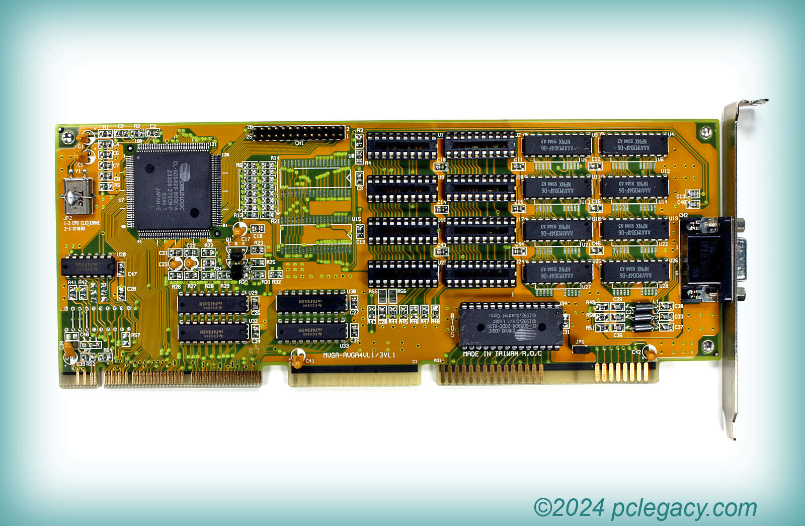 Vintage Prolink MVGA-AVGA4VL1 CL-5428 VESA VLB VGA Video Graphics Card — TESTED