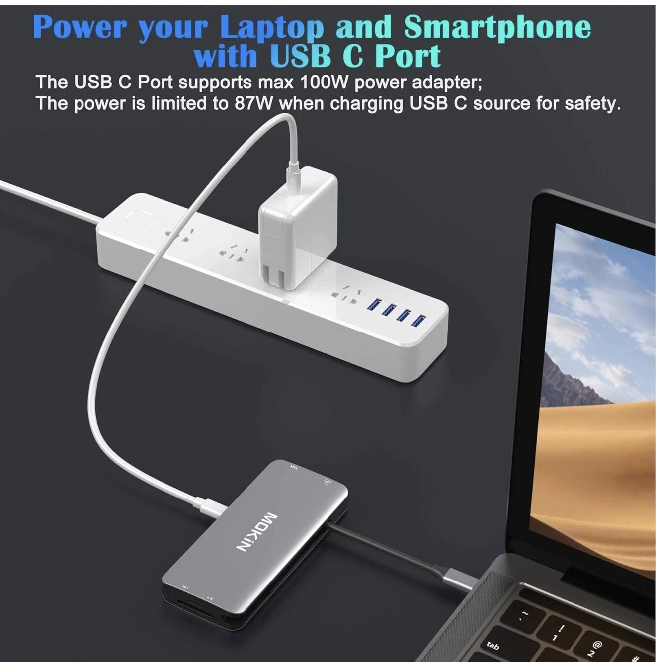 MOKiN 10 IN 1 USB C Hub Multiport Adapter MOUC1801