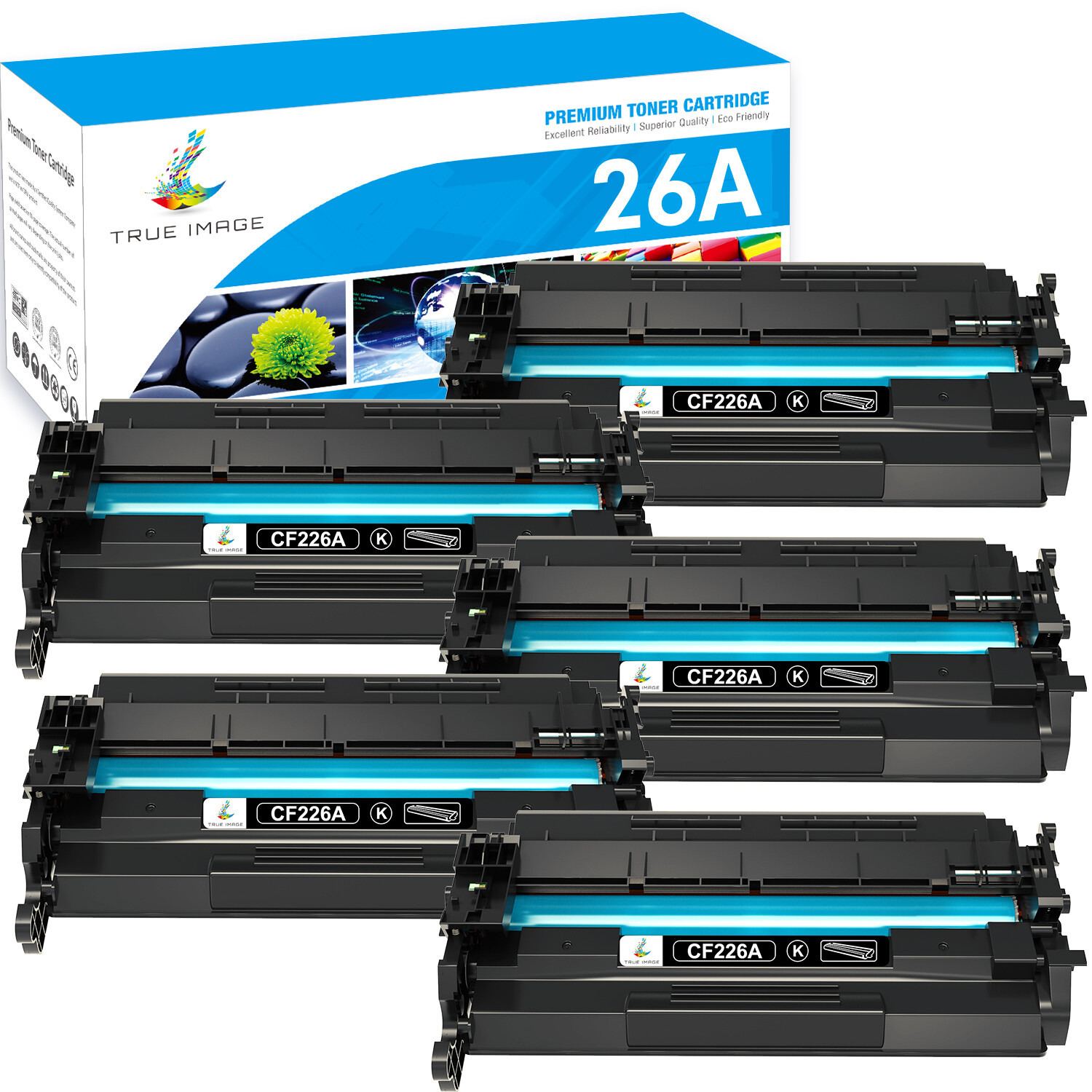 1-10x CF226A Toner for HP 26A Toner Cartridge LaserJet Pro M402n MFP M426fdn lot