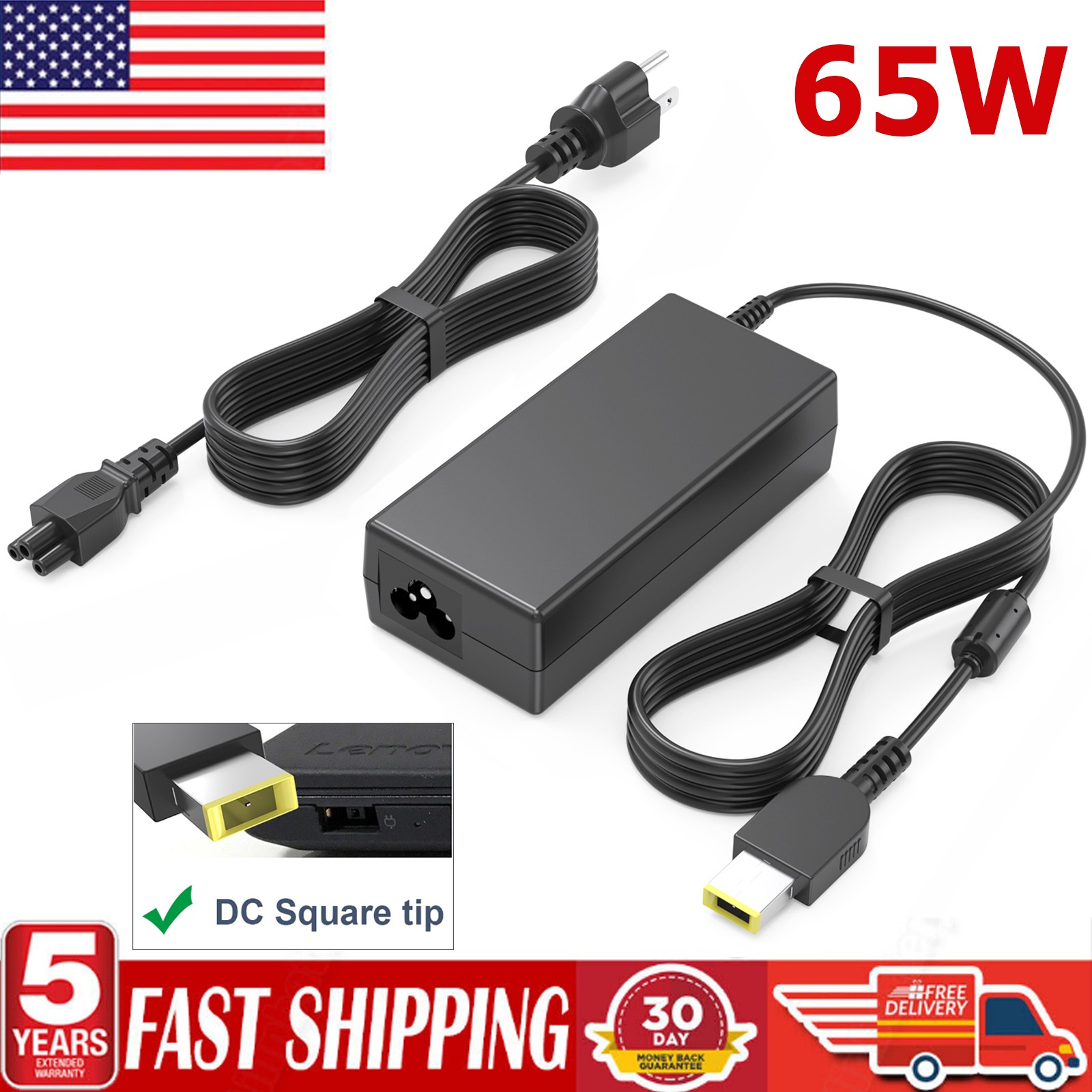 65W AC Adapter Charger For LENOVO M82 M93 M73 M83 M93P TINY MINI PC Power Supply