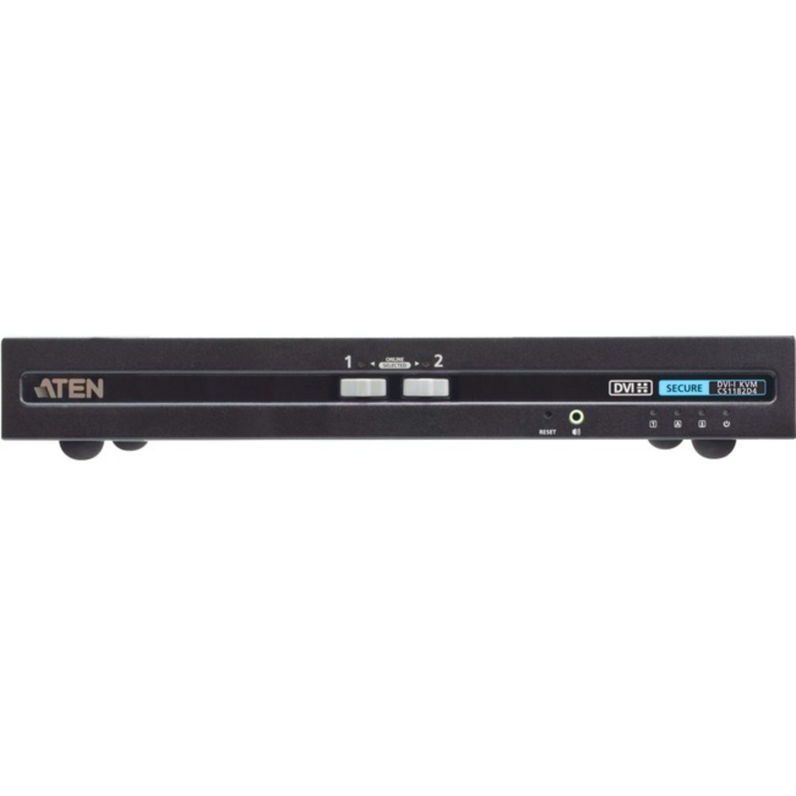 Aten - CS1182D4 - ATEN 2-Port USB DVI Secure KVM Switch (PSD PP v4.0 Compliant)