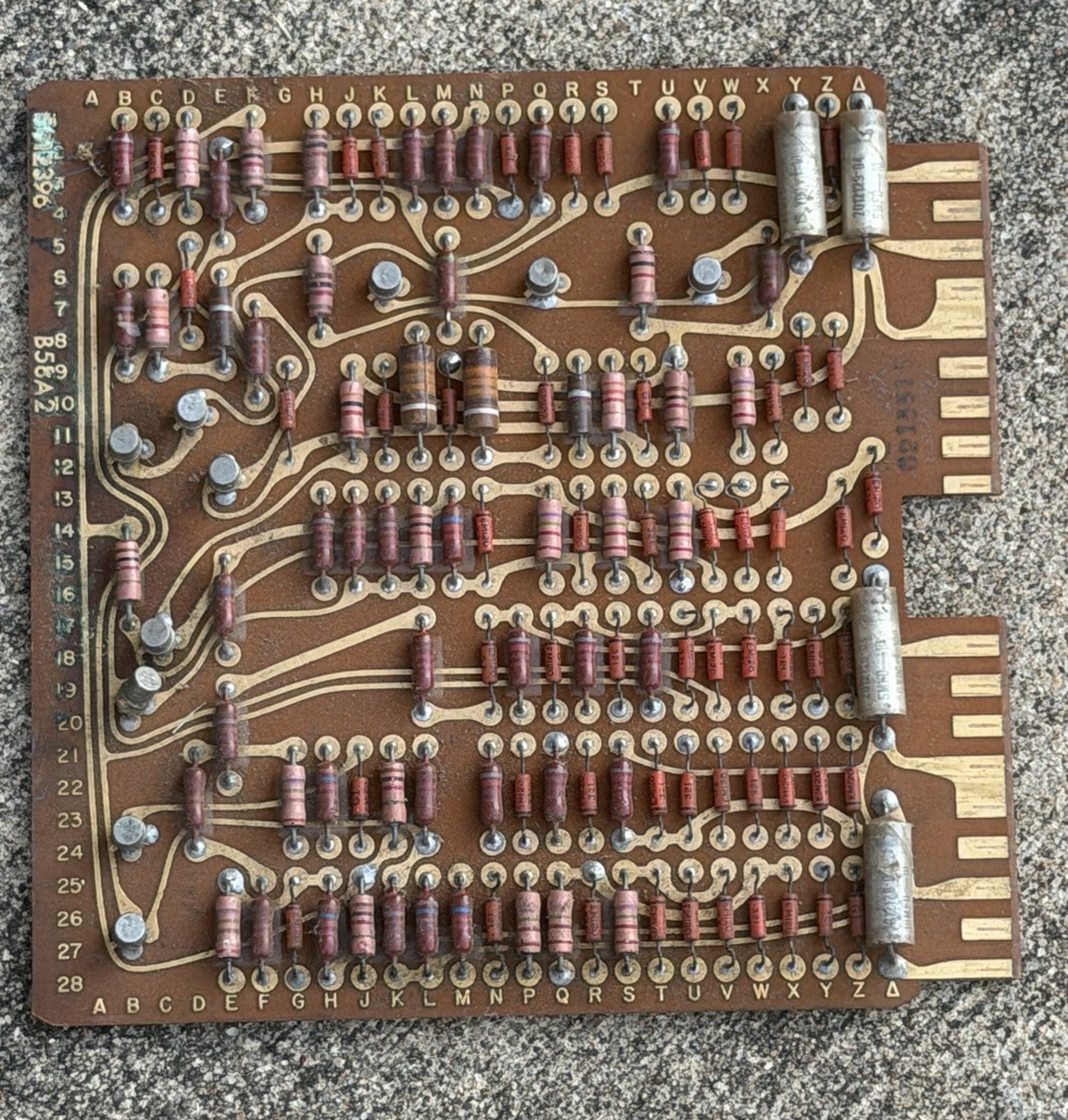 Vintage 1960s UNIVAC 5012395 Mainframe Computer Circuit Board Edge Card