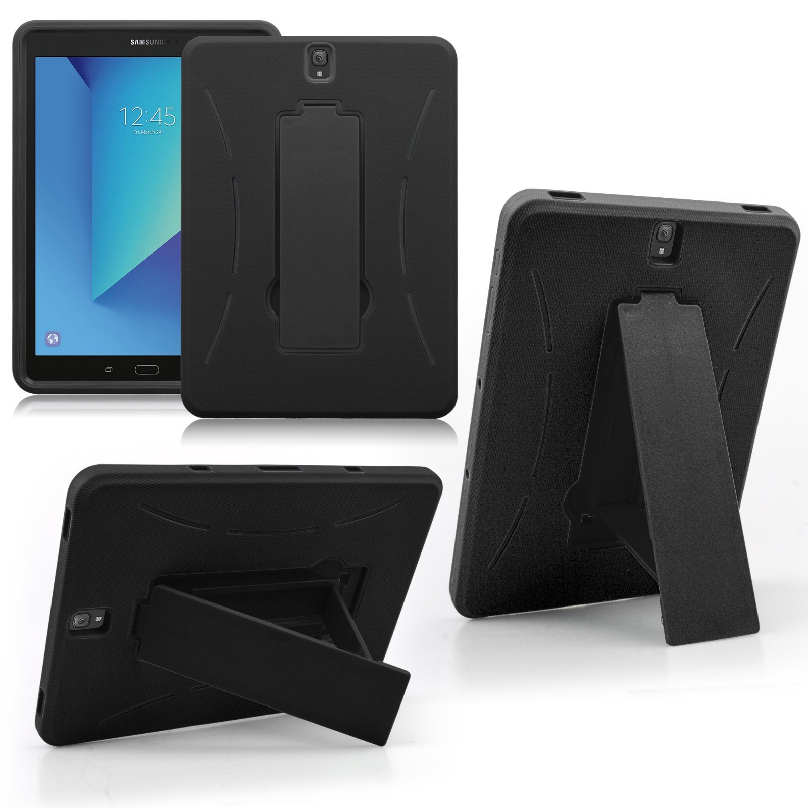 Samsung Galaxy Tab S3 9.7" Shockproof Hybrid Protective Silicone Hard stand Case