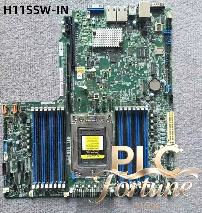 Used Supermicro H11SSW-IN DDR4 Motherboard Support AMD EPYC 7001/7002 Series