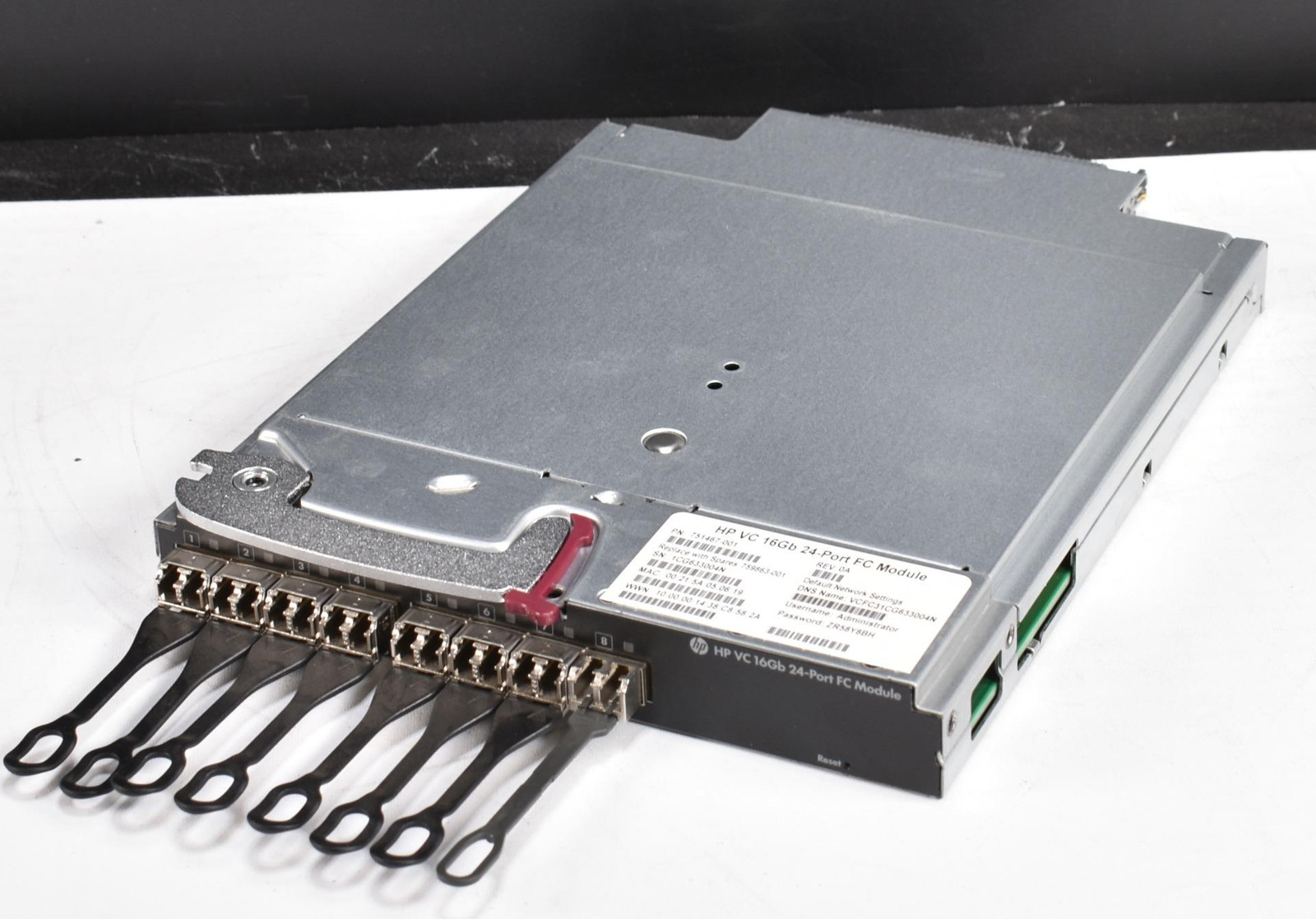 Lot Of 2 HP 759863-001 / 751467-001 VC 16Gb 24-Port FC Module