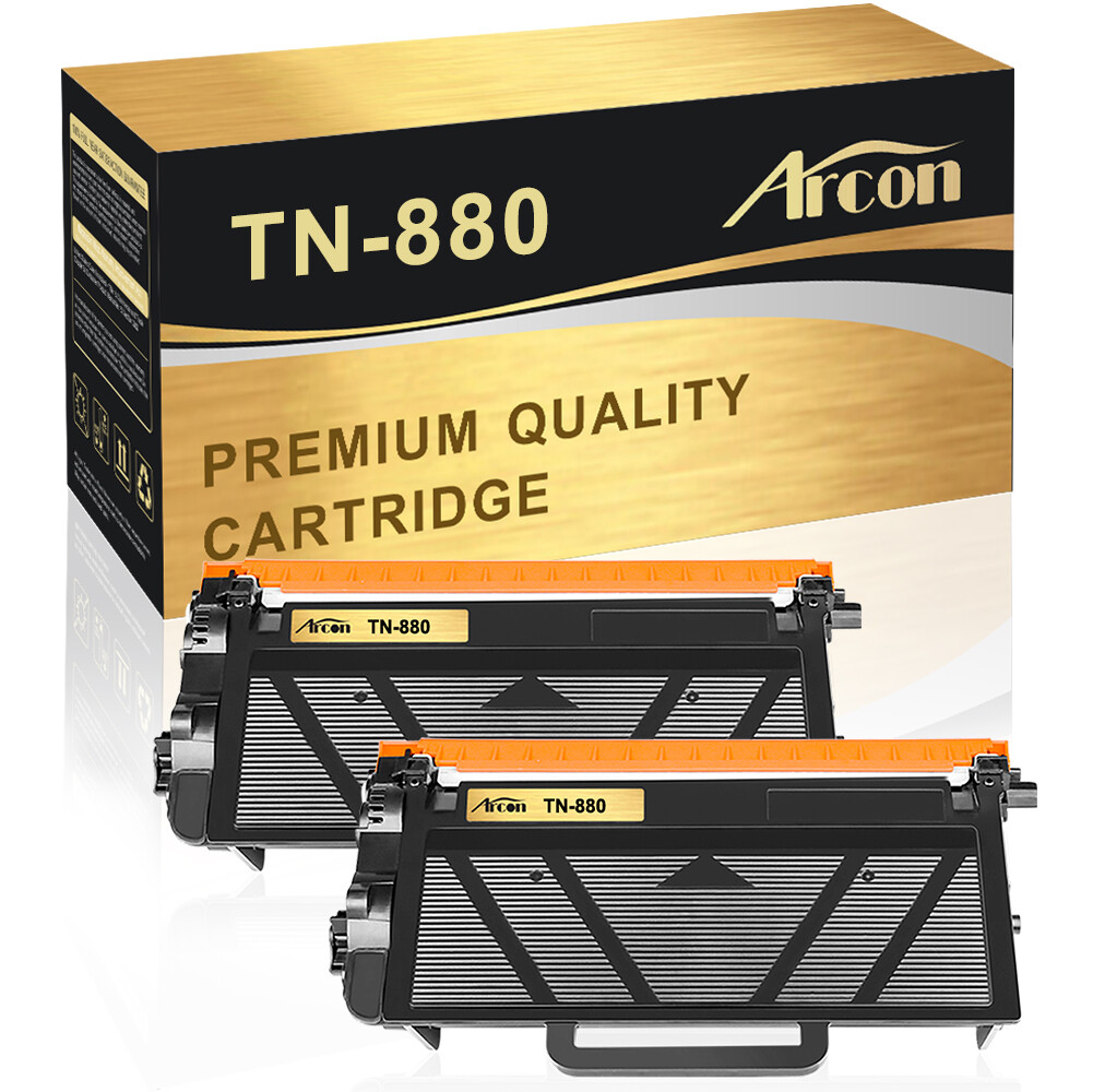 2PK TN880 High Yield 12,000 Toner Cartridge For Brother HL-L6200DW MFC-L5800DW