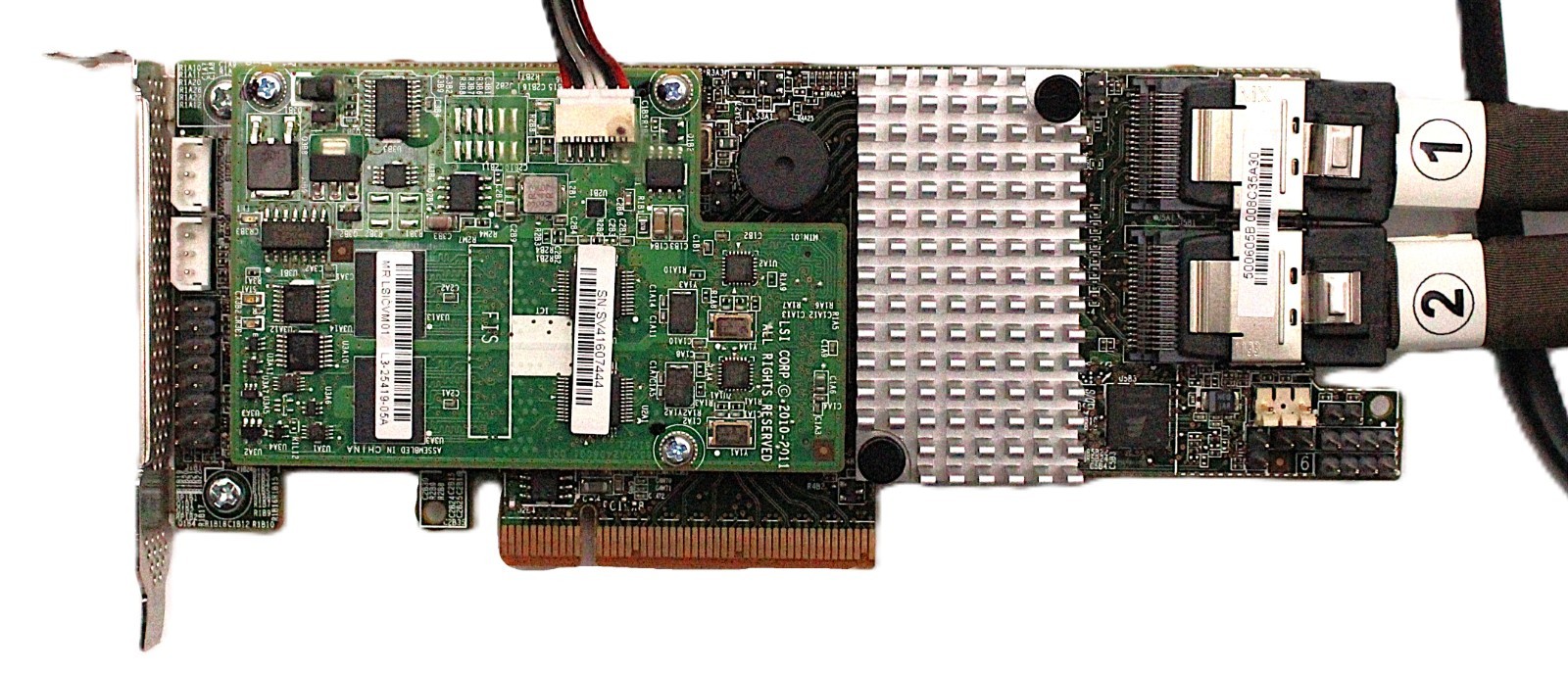 LSI Logic MegaRAID SAS 9266-8i 8Port Internal 1GB SATA/SAS Controller Card